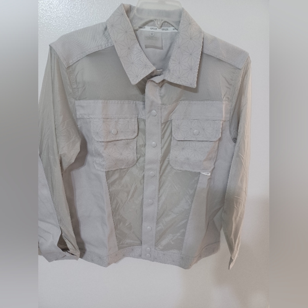 Disney EPCOT Lightweight Jacket Disney Grey Size 2XL New